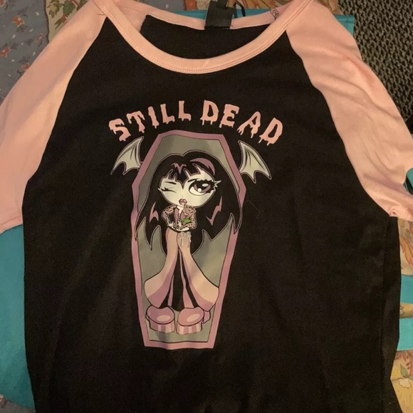 Dolls Kill The Grave Girls Still Dead Baby Tee NWT - Picture 1 of 2